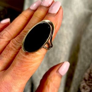 Sterling Silver and Lapis Vintage Ring